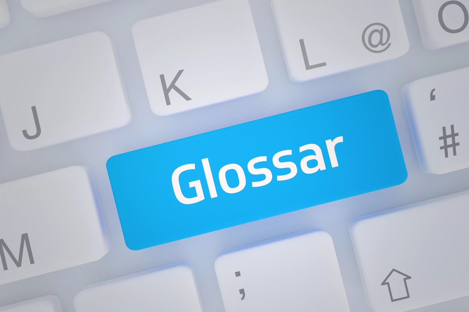 PCR-Test - Landwirtschaft - Glossar. Computer Tastatur mit Wort auf Taste im Fokus